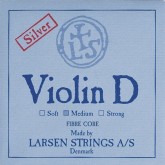 Larsen violin string D silver