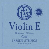 Larsen violin string E gold plated